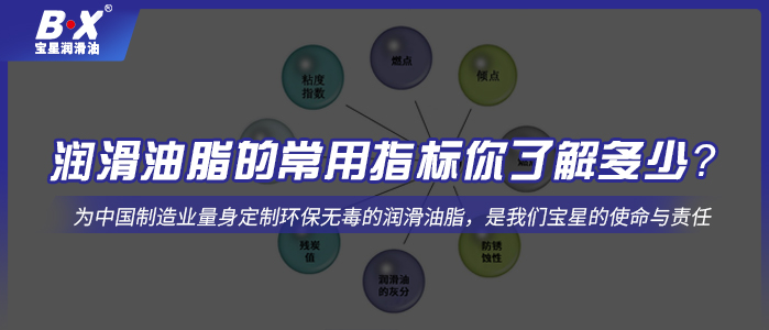 潤滑油脂的常用指標你了解多少？